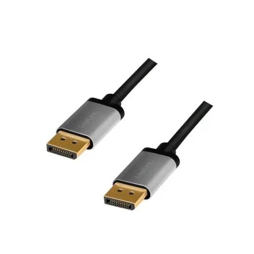 DisplayPort cable DP|M to DP|M, 4K|60Hz, alu,1