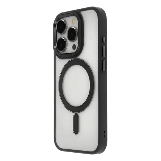 Satin Elegant Mag Case for iPhone 15 Plus 6,7" black