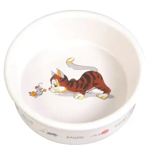 Bļoda dzīvniekiem, keramika - Trixie Ceramic Bowl, 0.2l/12cm