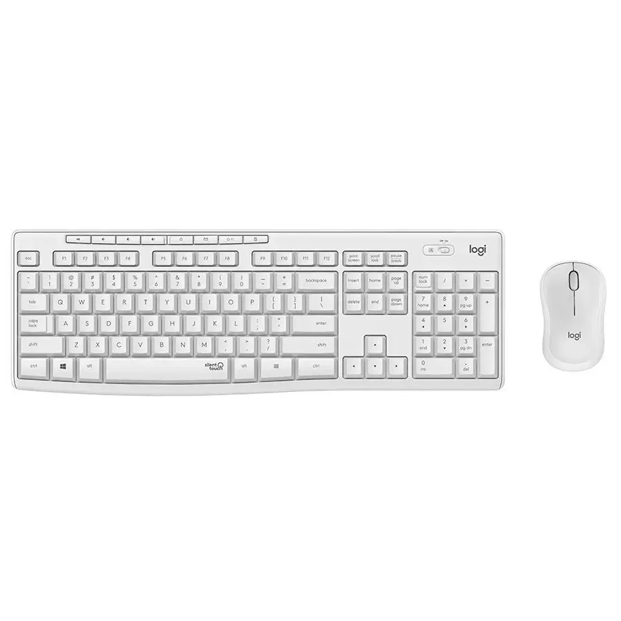 LOGITECH MK295 Silent Wireless Combo - OFF-WHITE - HUN