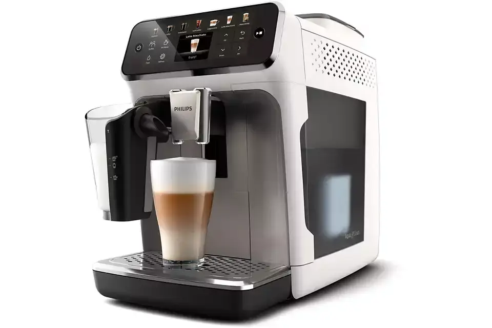 PHILIPS 4400 series Fully automatic Espresso coffee machine, white