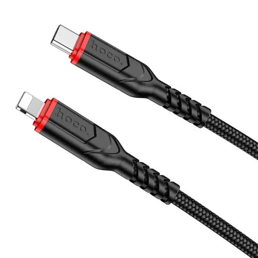 HOCO X59 провод для передачи данных и зарядки | USB-C на Lightning | PD | 20W | 1m | чёрный