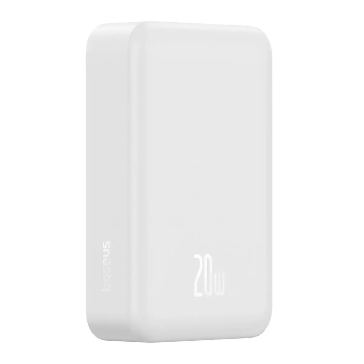 Baseus EnerFill FM41 ārējais akumulators (powerbank) | 20 000 mAh | 20W | USB-C, MagSafe | balts