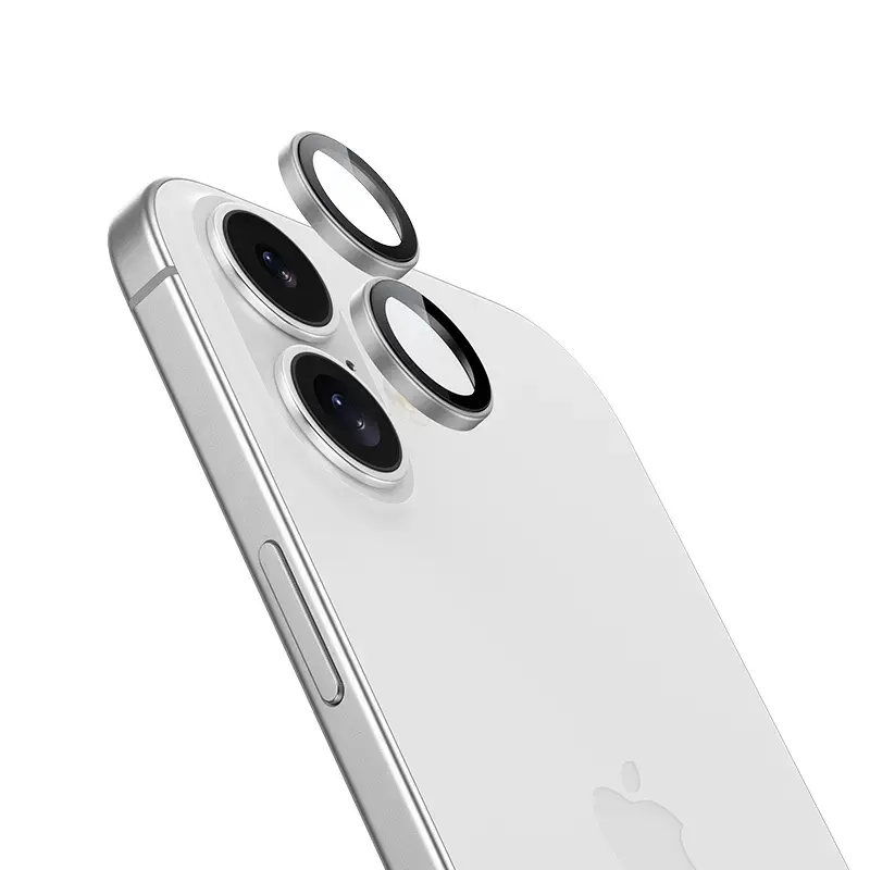 Benks Tempered glass DR Sapphire Lens Protector on camera for Iphone 17 (lens 2 pieces) silver
