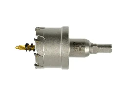 Volframa karbīda caurumu zāģis - 45mm ar titāna urbi