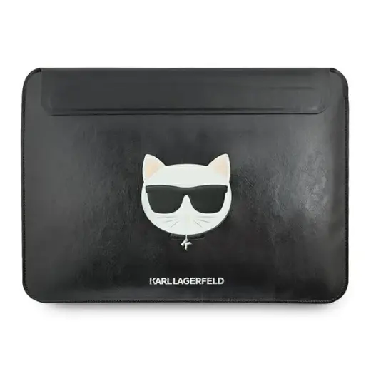 Karl Lagerfeld Choupette Head Embossed Computer Sleeve 13|14" Black