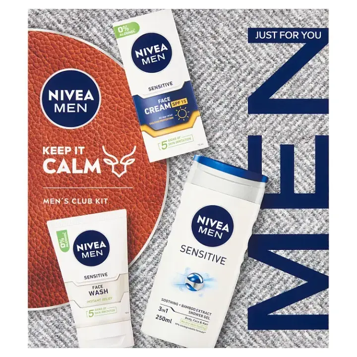 Nivea Sensitive Keep It Calm Set for Men - 75 Ml Set