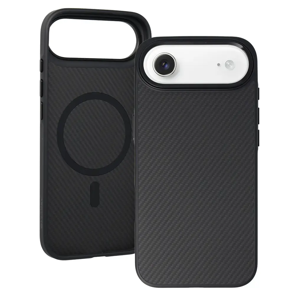 Liavec Carbon Core maciņš telefonam iPhone 17 Air melns