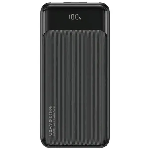 USAMS Powerbank 30000mAh 20W QC3.0+PD Fast Charge black XY Series 30KCD20101 (US-CD201) Digital display