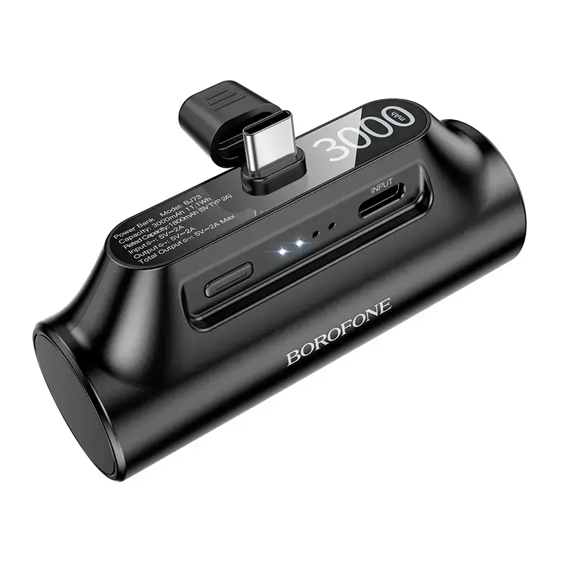 Borofone Power Bank 3000mAh BJ73 Honest - Type C - black
