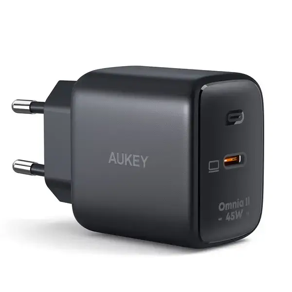 AUKEY PA-B2T Black Omnia II GaN Wall Charger 4