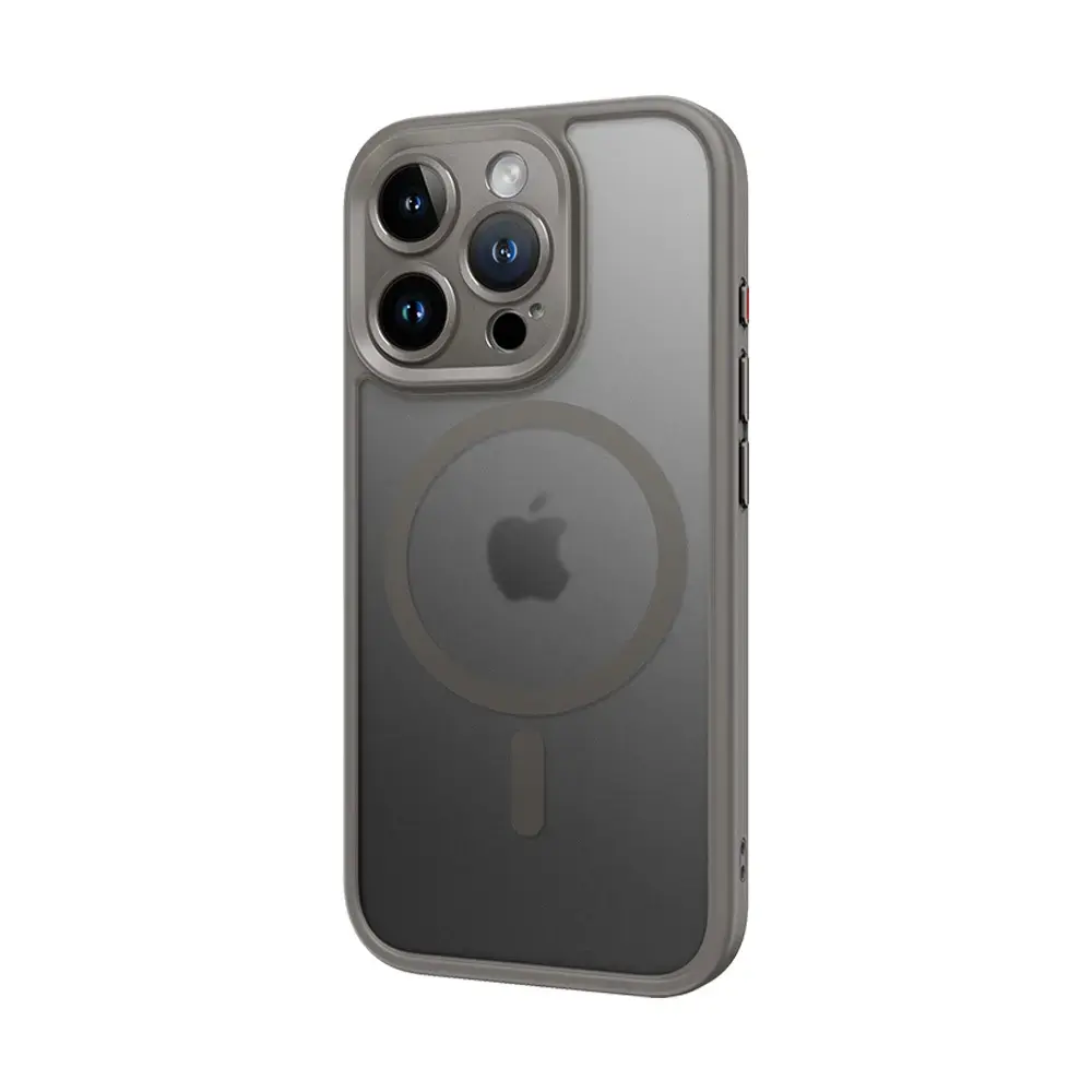 Rock Guard Touch Matte Series Magnetic Case for Iphone 16 Pro grey