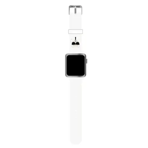 Karl Lagerfeld Karl Head Watch Strap for Apple Watch 42|44mm White