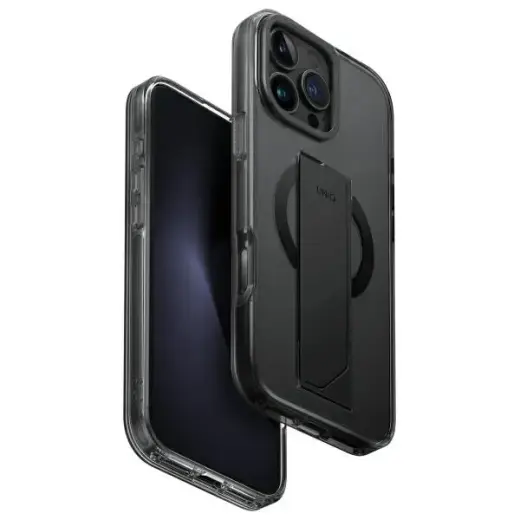 UNIQ etui Heldro Max iPhone 16 Pro Max    6.9" Magclick Charging czarny|vapour smoke