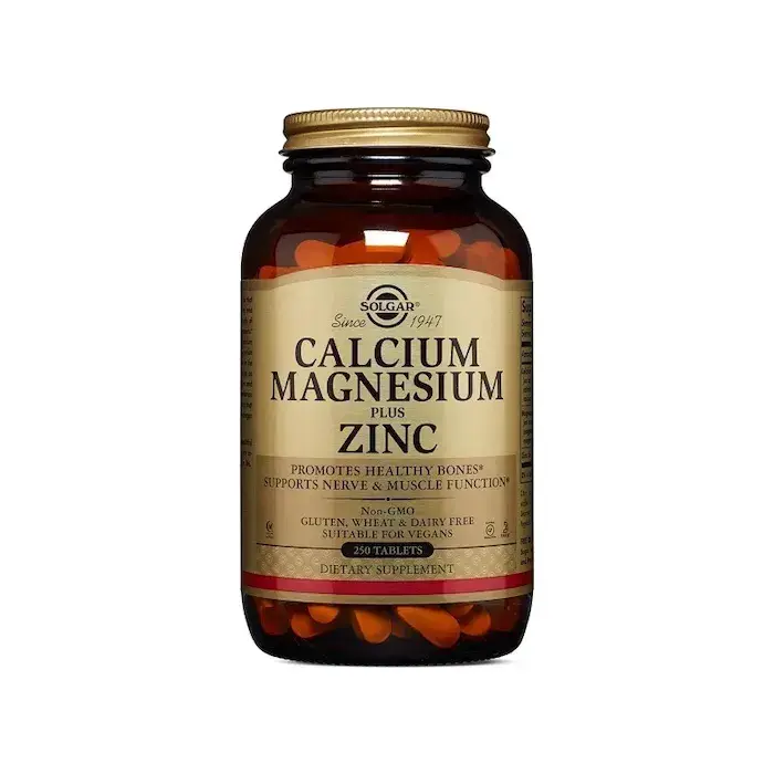 Solgar Calcium Magnesium Plus Zinc 250 Tablets