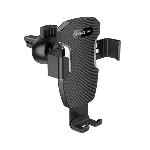 Borofone Car holder BH55 Fenix gravity, air vent mount black-silver
