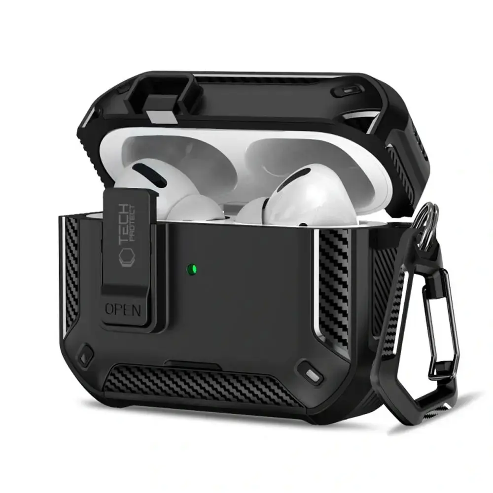TECH-PROTECT CARBONOX MAGSAFE APPLE AIRPODS PRO 3 BLACK