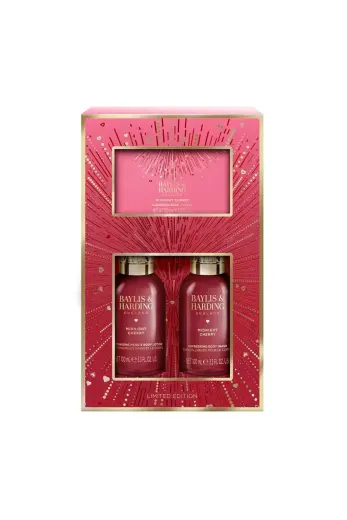 Debenhams Midnight Cherry Make Me Sparkle Bathing Gift Set