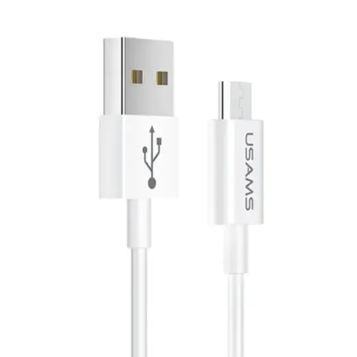 USAMS U23 SJ284USB01 data transfer and charging cable | USB-A to Micro USB | 10W | 1m | white