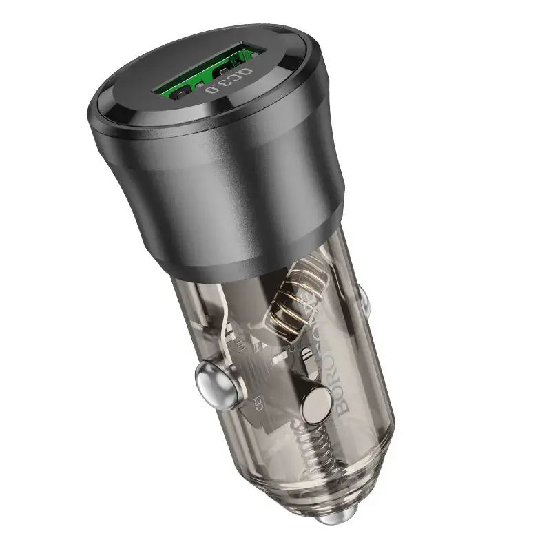 Borofone BZ23 Noble car charger | 18W | QC | USB-A | black