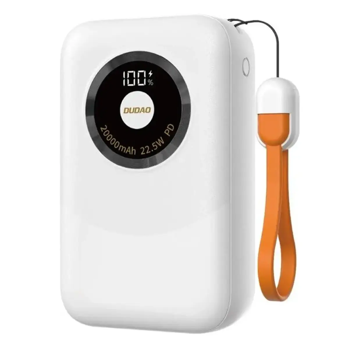 Dudao K21 Mini external battery (powerbank) | 10000 mAh | 22.5W | USB-A, USB-C | beige