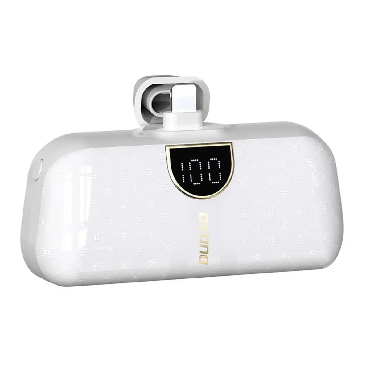Dudao K20SL mini in the shape of a Lightning bag external battery (powerbank) | 5000 mAh | white