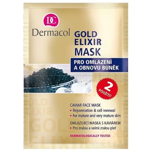Dermacol Rejuvenating Caviar Mask (Gold Elixir) 2 X 8 G