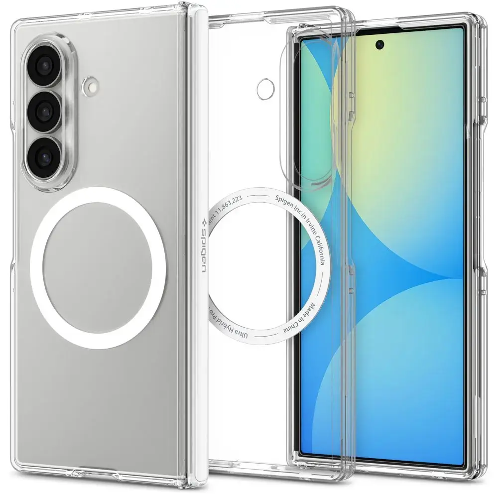 Spigen Ultra Hybrid Pro phone case with MagSafe support for Samsung Galaxy Z Fold 8 Ultra (F976) white