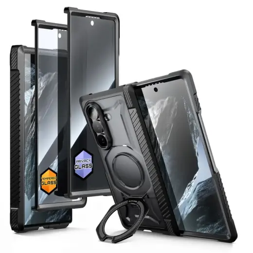 SUPCASE UB GRIP MAG phone case with stand and MagSafe support for Samsung Galaxy Z Fold 8 (F971) black