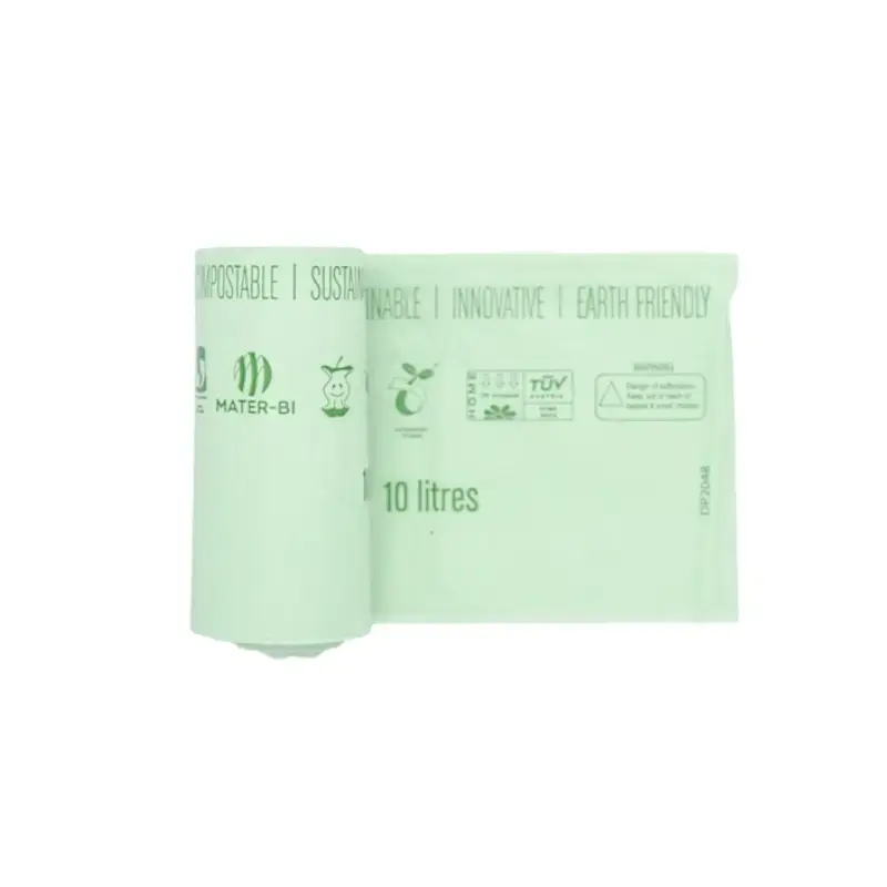 Atkritumu maisi kompostējami BioBag 10L (25 gab. rullī) 15mkr. 42x45cm zaļi