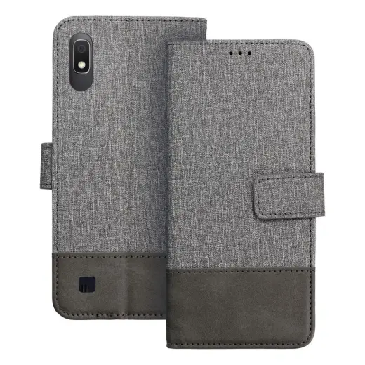 Gomma raamatutüüpi telefoni ümbris Samsung Galaxy A10 (A105) hall