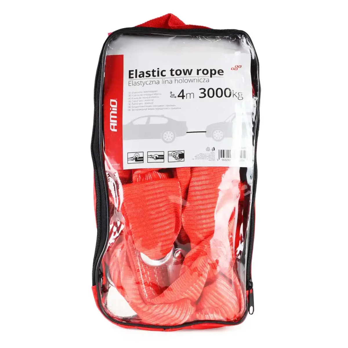 Elastic tow rope 3000kg 4m ETW-3T