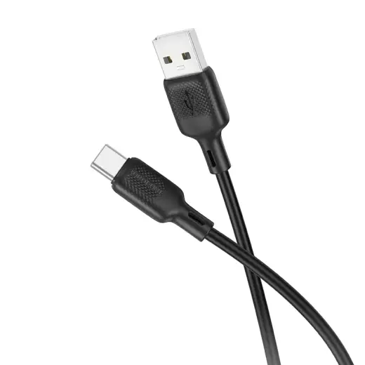 Borofone BX113 Lenny data transfer and charging cable | USB-A to USB-C | 15W | 1m | black