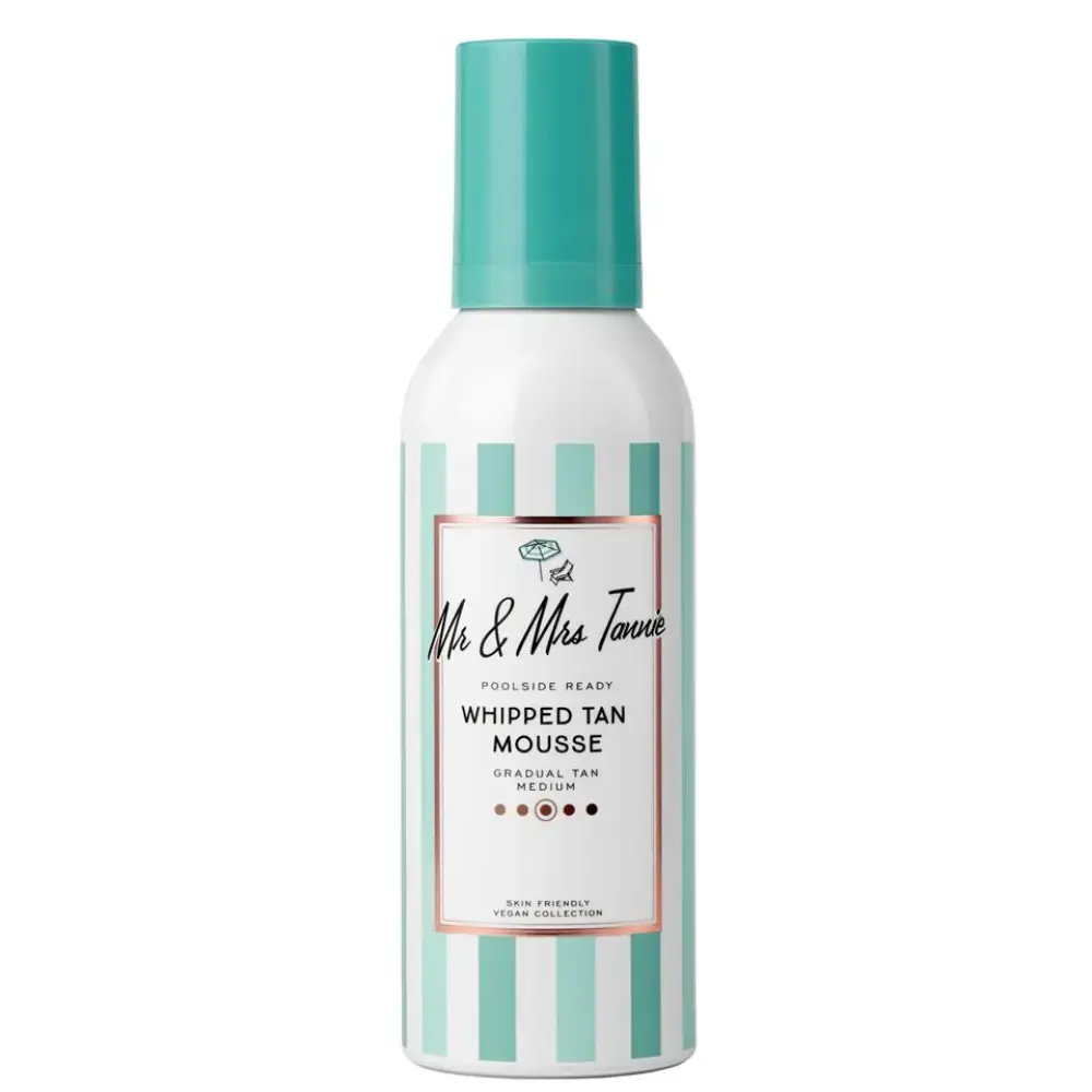 Mr & Mrs Tannie, Body Whipped Tan, Aloe Vera, Moisturizing, Self-Tanning Mousse, 200 ml
