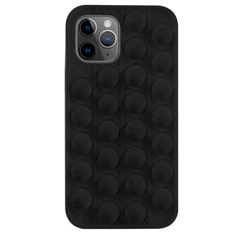 Fusion Pop it silicone case for Apple iPhone 12 Pro Max black