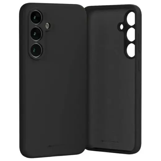 Mercury Silicone phone case for Samsung Galaxy S24 FE black