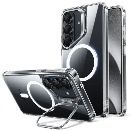 ESR Classic Hybrid чехол с подставкой и поддержкой MagSafe для телефона Samsung Galaxy S26+ (S947) прозрачный