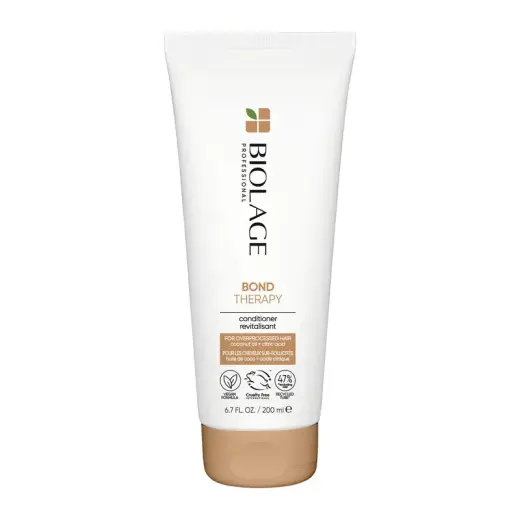 Biolage Bond Therapy Conditioner for Over-Processed Damaged Hair 200Ml in Clear