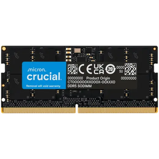 Crucial 8GB DDR5-5600 SODIMM CL46 (16Gbit) Tray