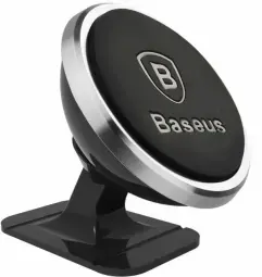 Baseus SUGENT-NT0S 360 Degree universal magnetic car mount holder for car dashboard silver