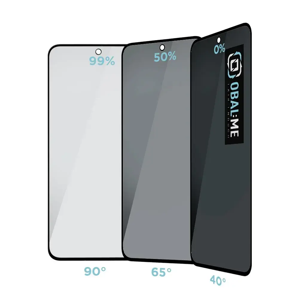 OBAL:ME Privacy tempered glass for phone Samsung Galaxy A55 5G black