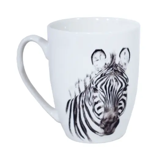 Krūze keramiska 350ml, Zebra