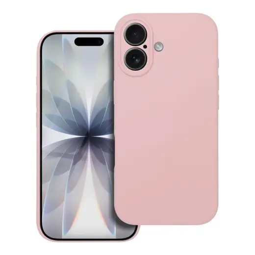 Case SILICONE 2mm for IPHONE 17 compatible with MagSafe sand pink