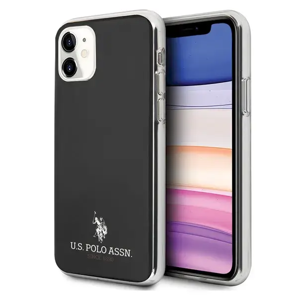 U.S. Polo USHCN61TPUBK Small Horse Cover For Apple iPhone 11 Black