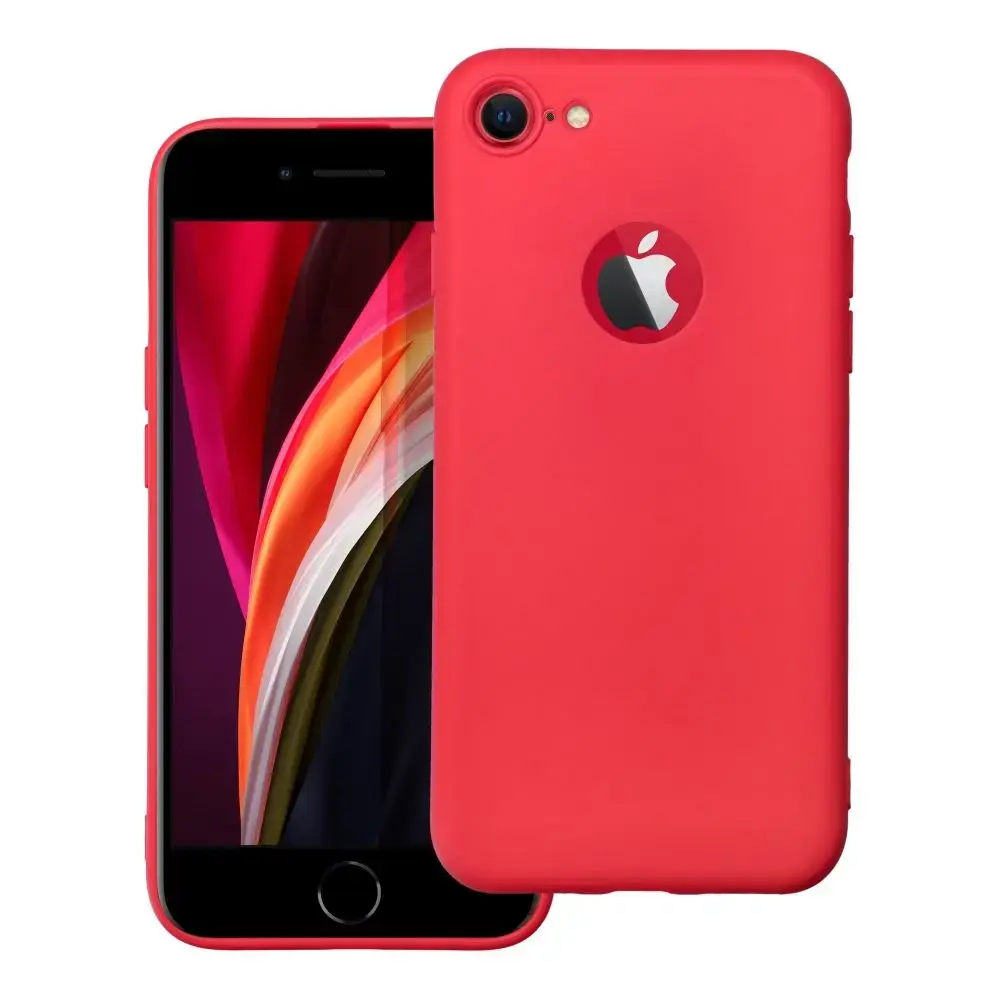 SOFT maciņš telefonam iPhone 7 sarkans
