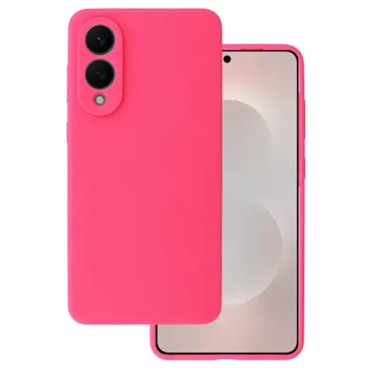 Silicone Lite Case for Samsung Galaxy S25 Edge fuchsia