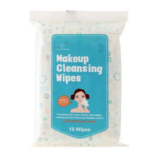 Cettua, Cettua, Makeup Remover Wipes, 15 pcs
