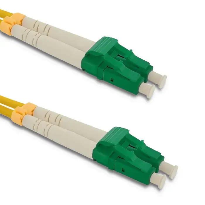 Qoltec Patchcord fiber optic LC/APC - LC/APC | Singlemode | 9/125 | G652D | Duplex | 1m