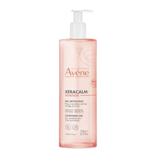 Avene, XeraCalm Nutrition, Gentle Cleansing, Cleansing Gel, For Face & Body, 750 ml