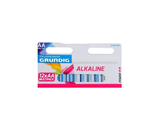 Battery Grundig Alkaline AA 12gb